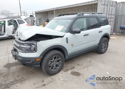 2021 Ford Bronco Sport Badlands from USA, damaged, VIN 3FMCR9D98MRB36877